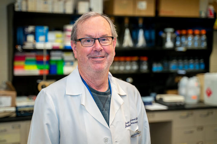 Thanks to early coordination by Jerry Woodward, UK was among the first universities in the U.S. to create COVID-19 ELISA antibody tests. Photo by Ben Corwin, Research Communications.