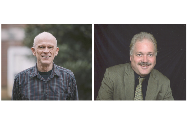 Michael D. Bardo (left) is the 2021 recipient of the Albert D. Kirwan Memorial Prize. Mark T. Fillmore (right) is the 2021 recipient of the William B. Sturgill Award.