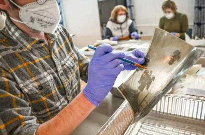 Volunteer at Hindman Settlement School following the July 2022 flood.