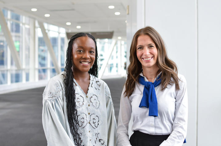 Kangai Miriti and Kylee Causey