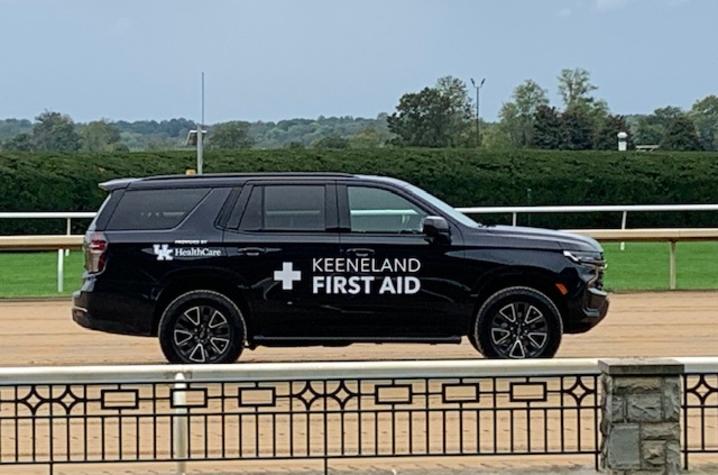 Keeneland/UK HealthCare chase vehicle