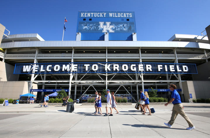 photo of entrance to Kroger Field