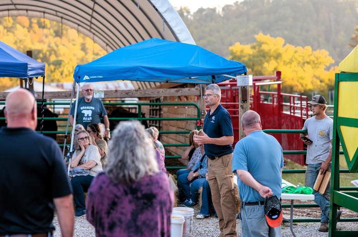 Beef cattle specialist Jeff Lehmkuhler 