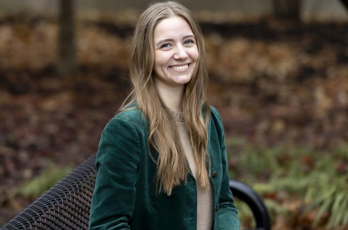 Maggie Board outside