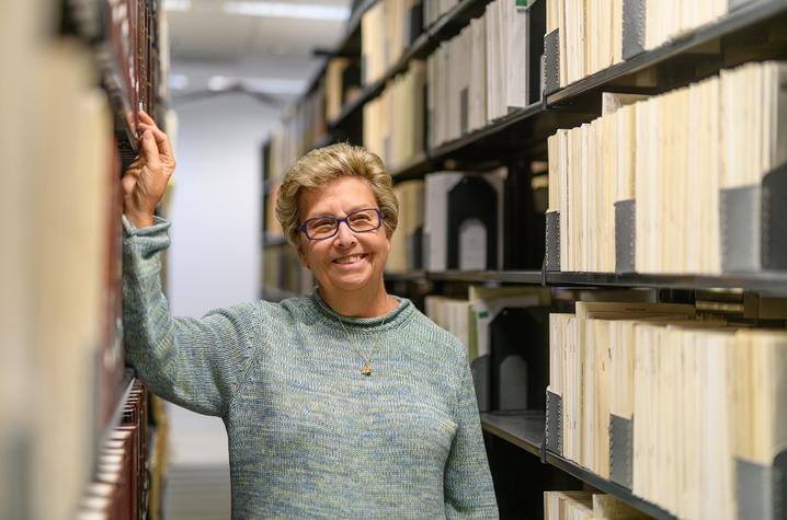 Sandra McAninch at UK's W.T. Young Library. 