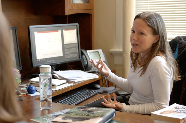 Photo of Michele Martall, associate professor of psychology