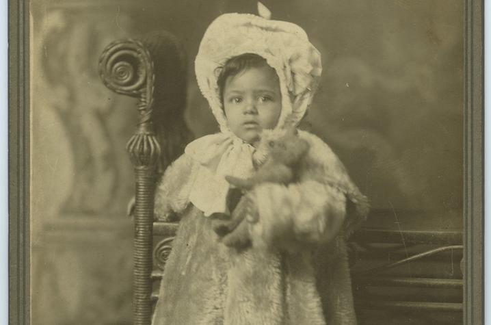photo of unidentified child from Sally Price family papers