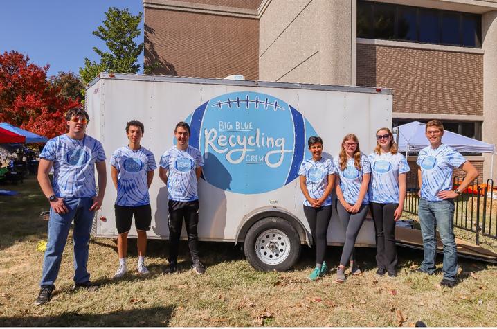 The Big Blue Recycling Crew 