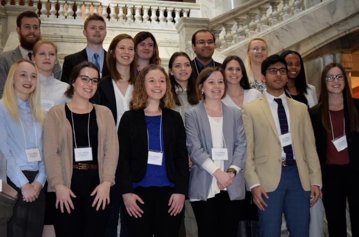 Students at the Capitol in 2019.