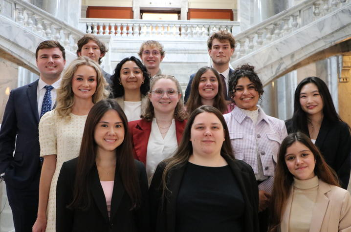 Presenters from the 2024 Poster-at-the-Capitol. 