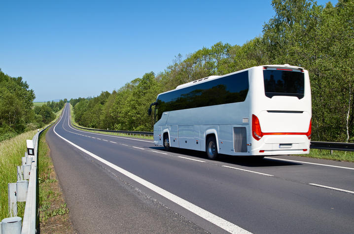 bus on road