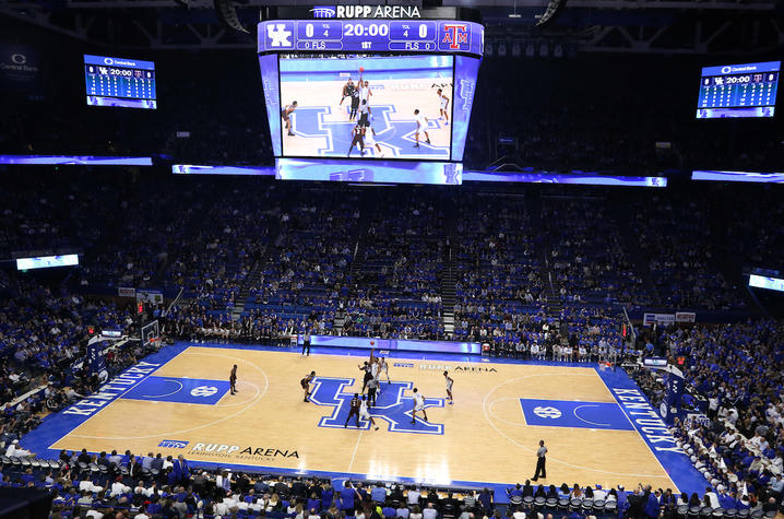 photo of UK playing in Rupp Arena