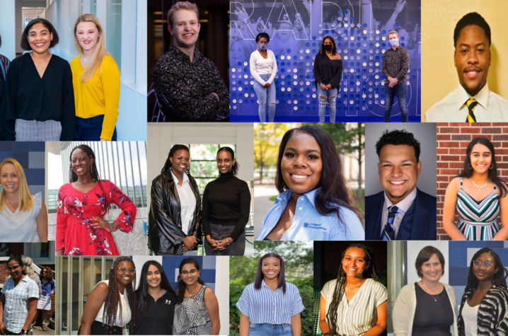 Collage of SPARK participants, a diverse group of undergraduate students