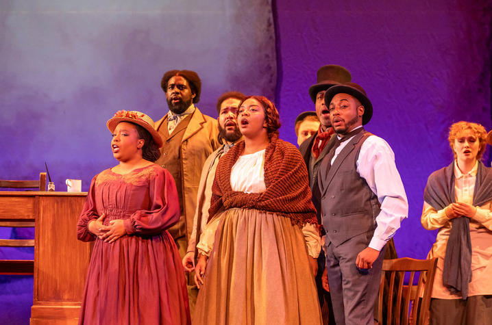 Performers in the opera Sanctuary Road