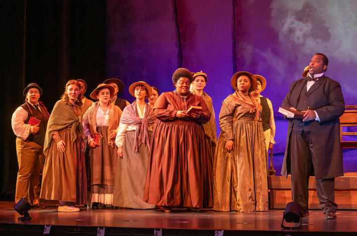 Performers in the opera Sanctuary Road