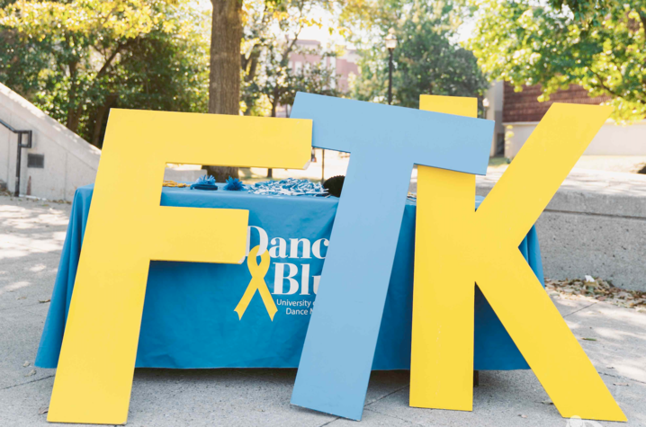 FTK letters in blue and yellow