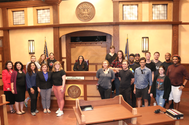 CI students and alumni work with other UK alumni at Wrigley Media Group to produce “Relative Justice,” the first nationally syndicated television show taped in Kentucky.