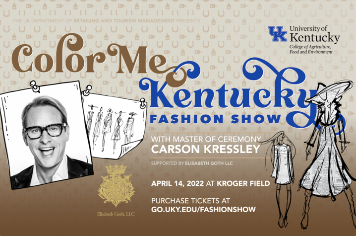 Tickets now on sale for the April 14 Color Me Kentucky Fashion Show with M.C. Carson Kressley 