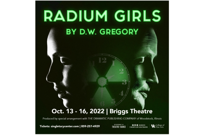 photo of UK Theatre's "Radium Girls" poster