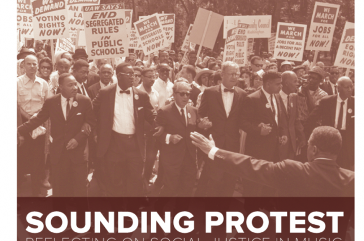 photo of "Sounding Protest" poster