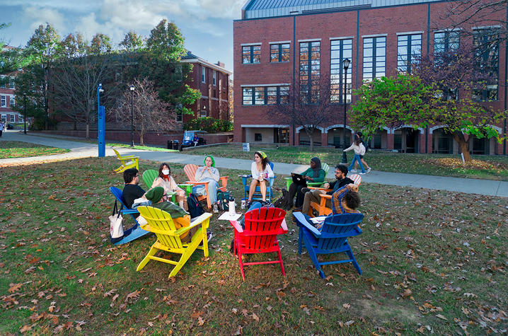 Photo of Study Circle on Campus
