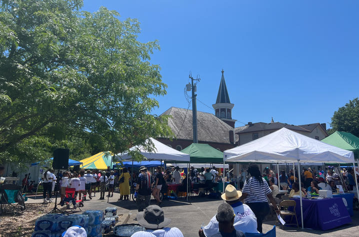 Tents at Unity in Community event