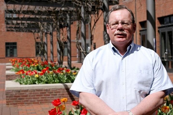 photo of Terry Anderson in Engineering quad