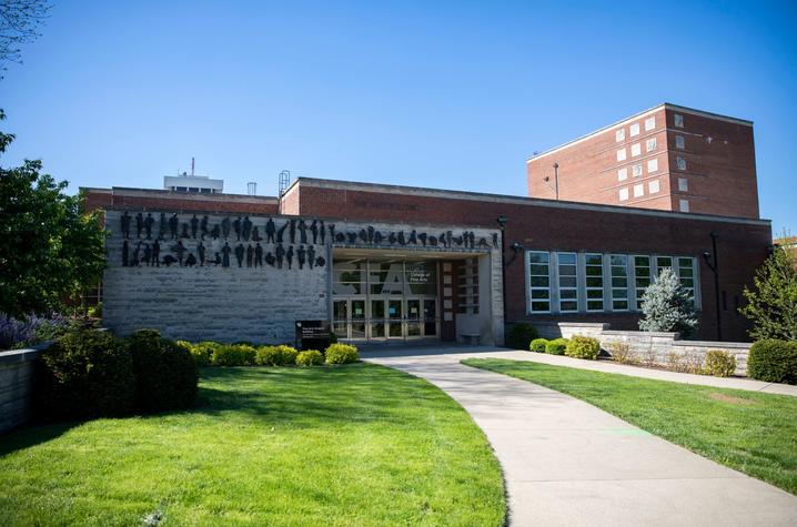 photo of Fine Arts Building front entry