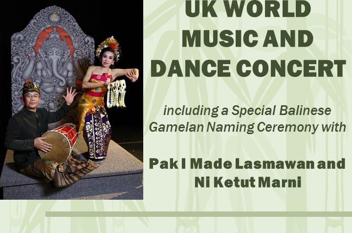 photo of UK World Music and Dance concert poster