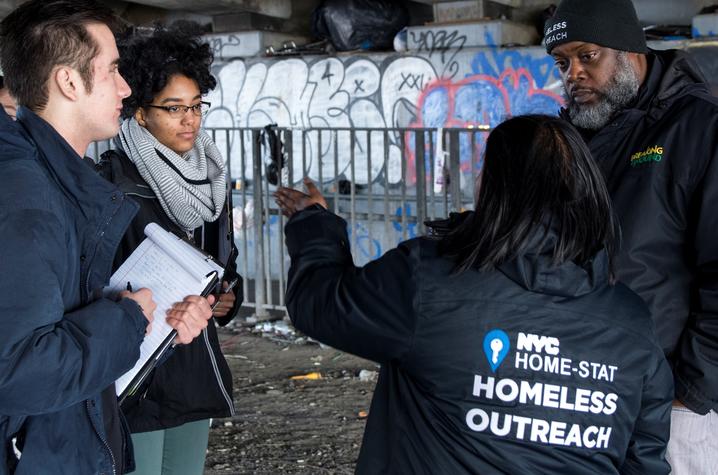 Engineering Students Working with Homeless Outreach in NYC