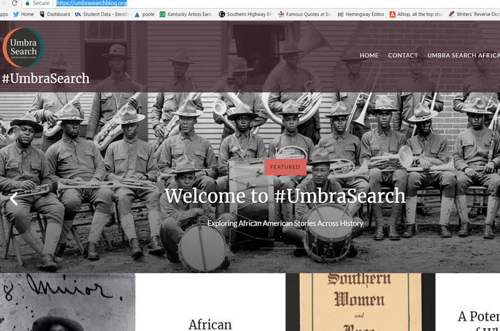 photo of Umbra Search website