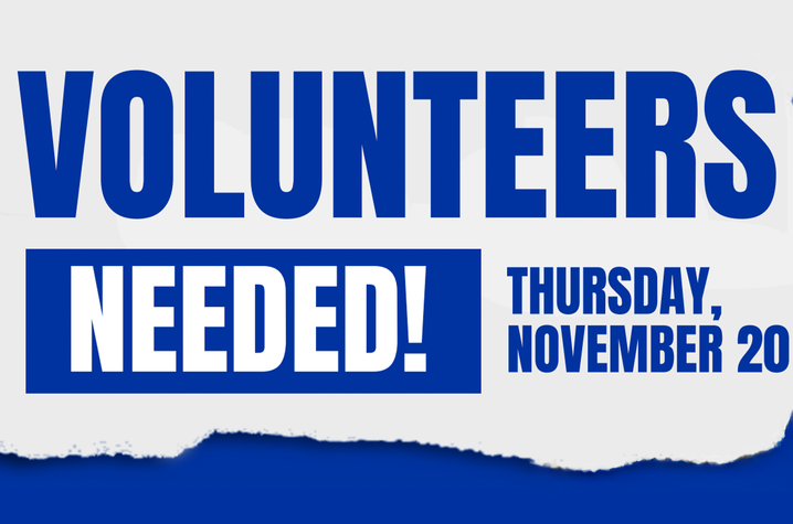 Volunteers needed for full-scale crisis exercise Volunteers needed graphic