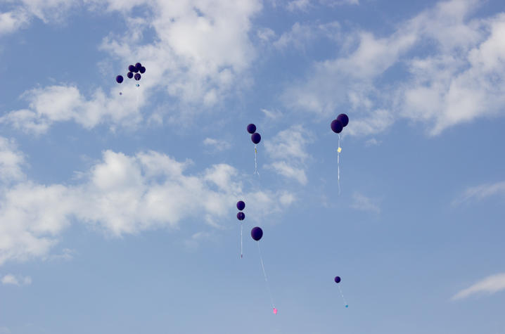 Photo of balloons in the sky