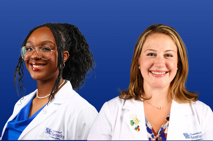 Chisom Iloegbunam (left) and Louise Scharff (right) were chosen for the fourth cohort of the White Coats for Black Lives fellowships. Carter Skaggs | UK Photo