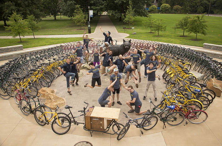 Bicycle's around Bowman. 