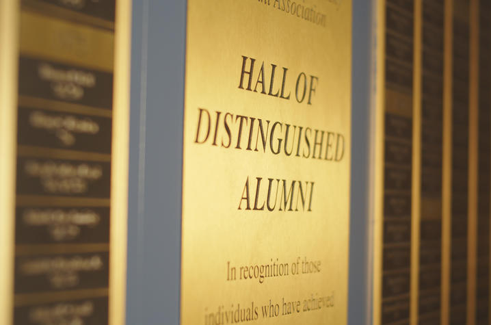 photo of UK Hall of Distinguished Alumni plaque