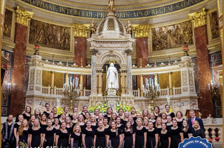 photo of poster for November UK Women's Choir concert