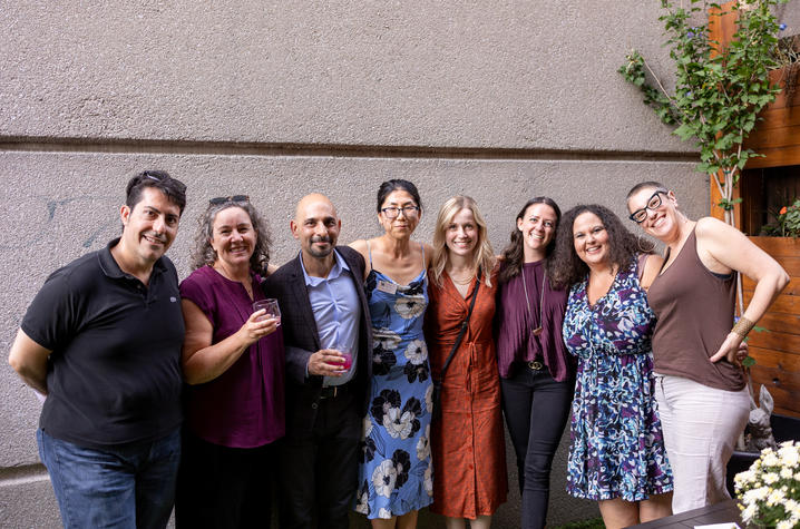 Friends, family and colleagues all celebrated the launch of the handbook with Jung in Lexington. Photo by Mary Rollins Mathews, Rollins Studio.