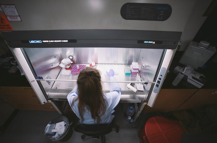 photo of women working in lab