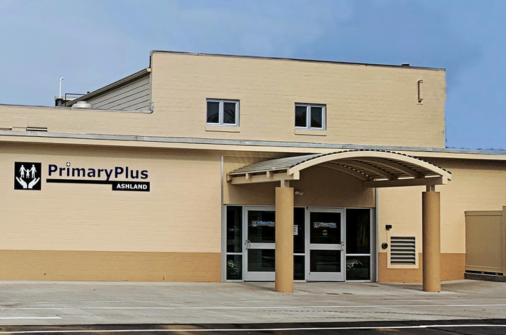 photo of the exterior of PrimaryPlus-Ashland clinic
