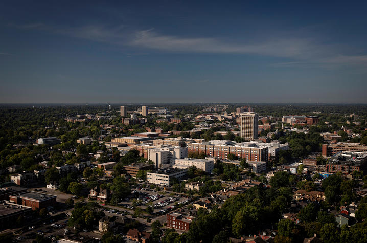 wide shot of campus