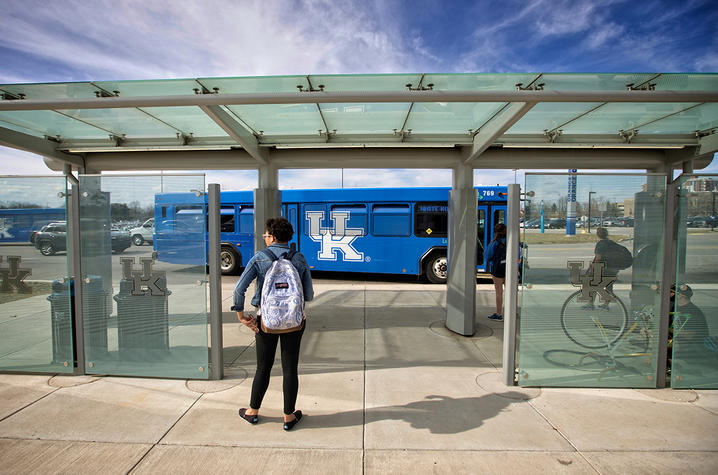 photo of campus bus