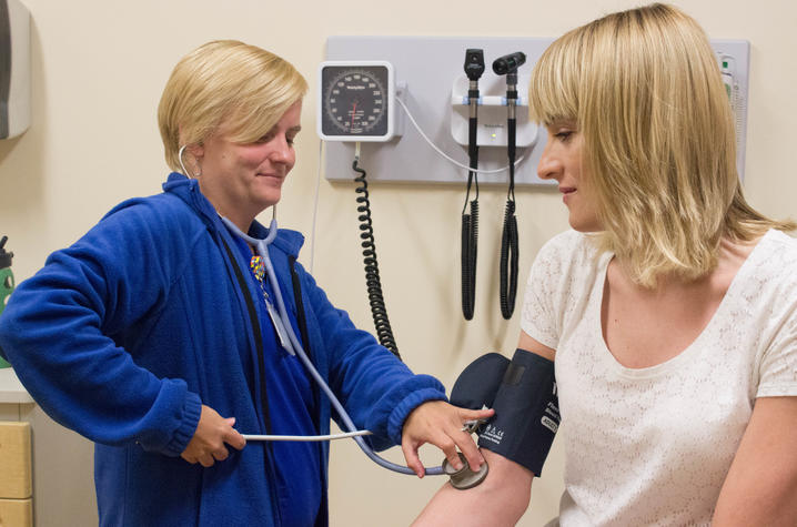 Nurse Tara Horner works closely with Dr. Fallin-Bennett at Transform Health
