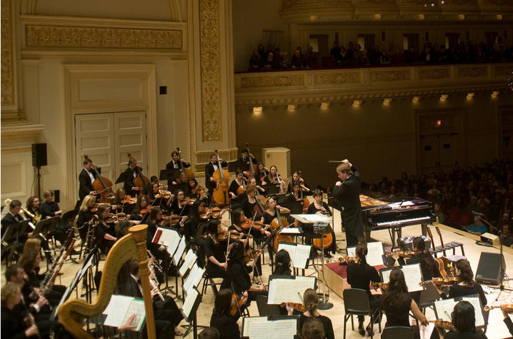 photo of UK Symphony Orchestra at Carnegie Hall