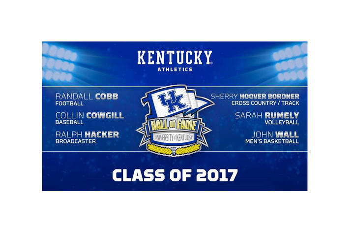 UK Athletics Hall of Fame banner - Class of 2017