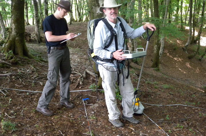 photo of UK geophysical survey in Calabria