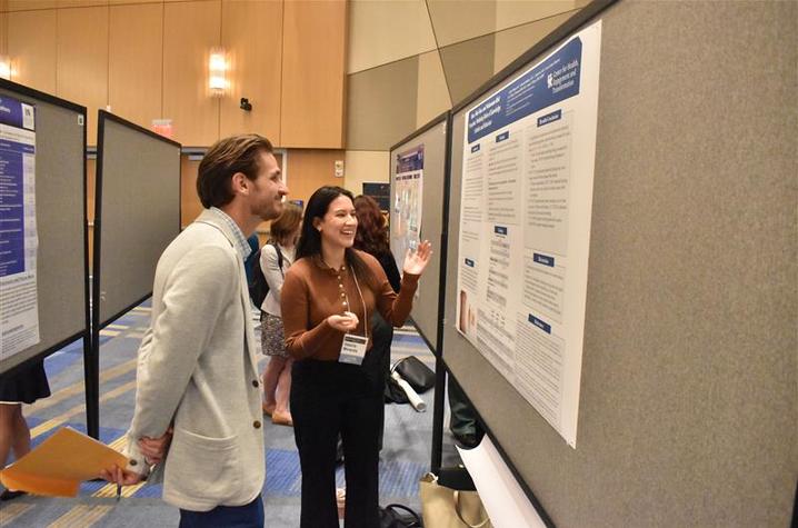 Poster presentation at Markey Research Day
