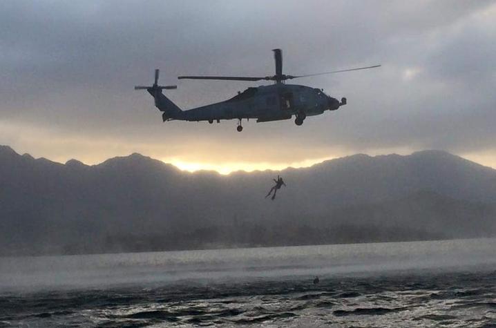 Zach Grills, a UK freshman, served as an aviation rescue swimmer in the U.S. Navy