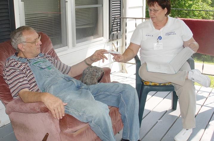 Kentucky Homeplace's Community Health Workers meet with patients throughout rural Eastern Kentucky