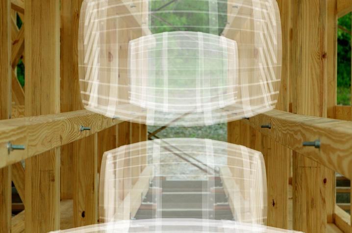 Barrels superimposed in the image to show how they sit in the structure
